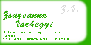 zsuzsanna varhegyi business card